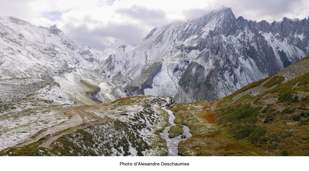 Le Col du Bonhomme depuis les lacs Jovets par Alexandre Deschaumes