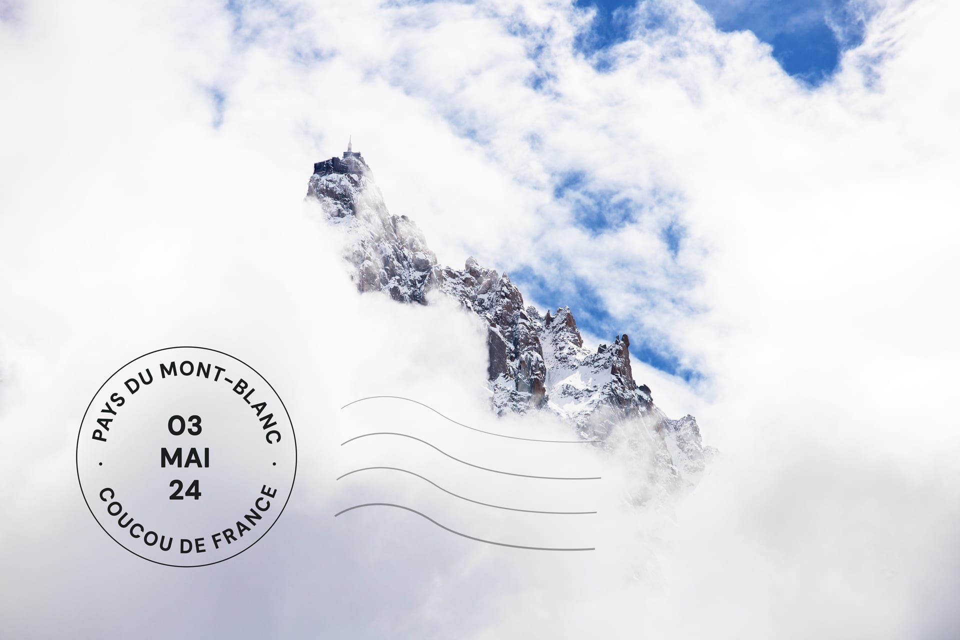 Aiguille du Midi depuis les Gaillands - Mai 2024