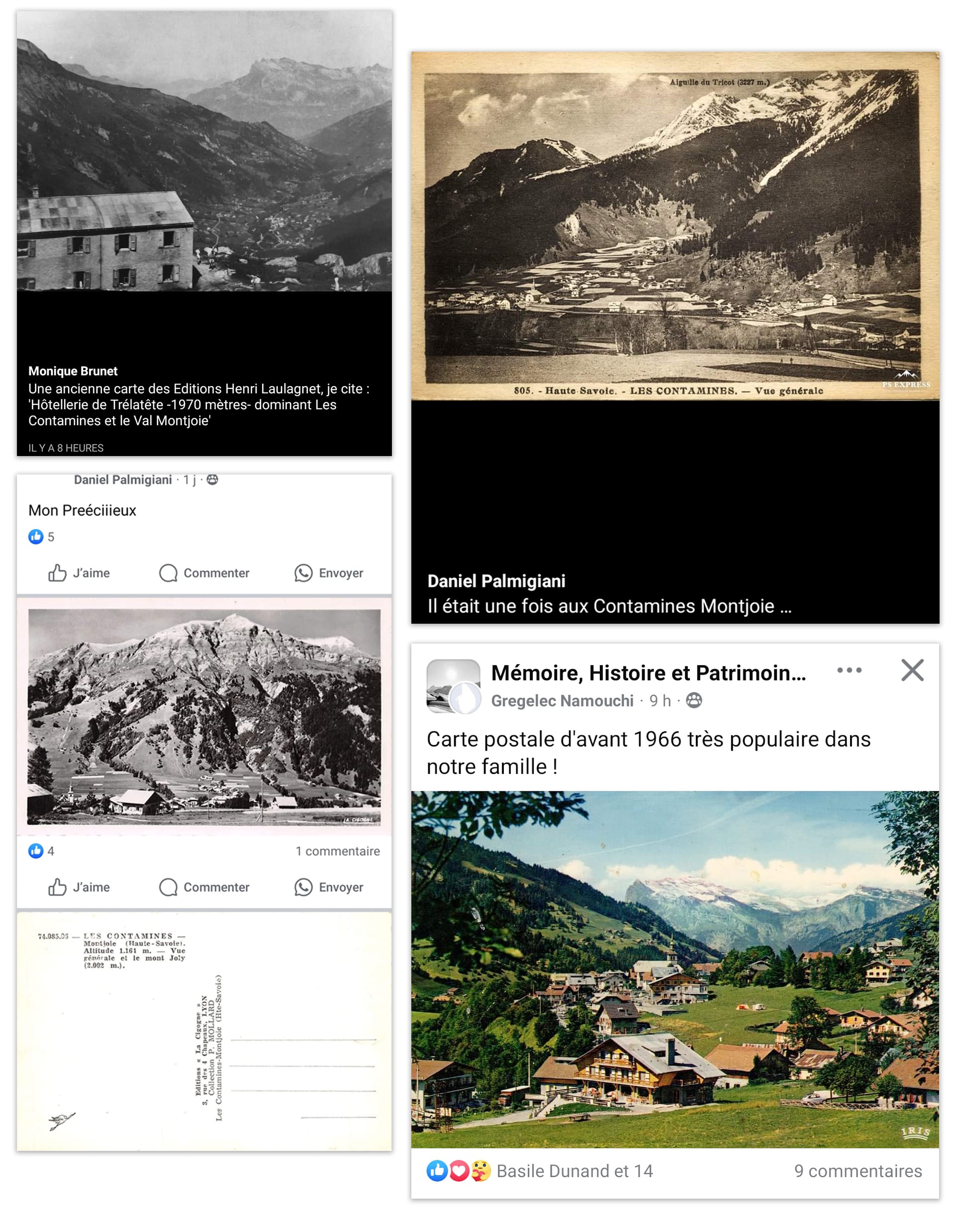 Photos d'époque du Pays du Mont-Blanc